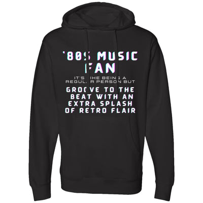 RETRO GROOVE Midweight Hooded Sweatshirt