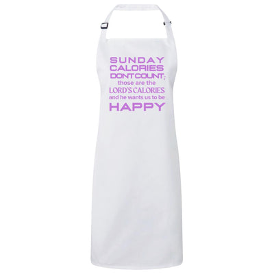 SUNDAY CALORIES Sustainable Unisex Bib Apron