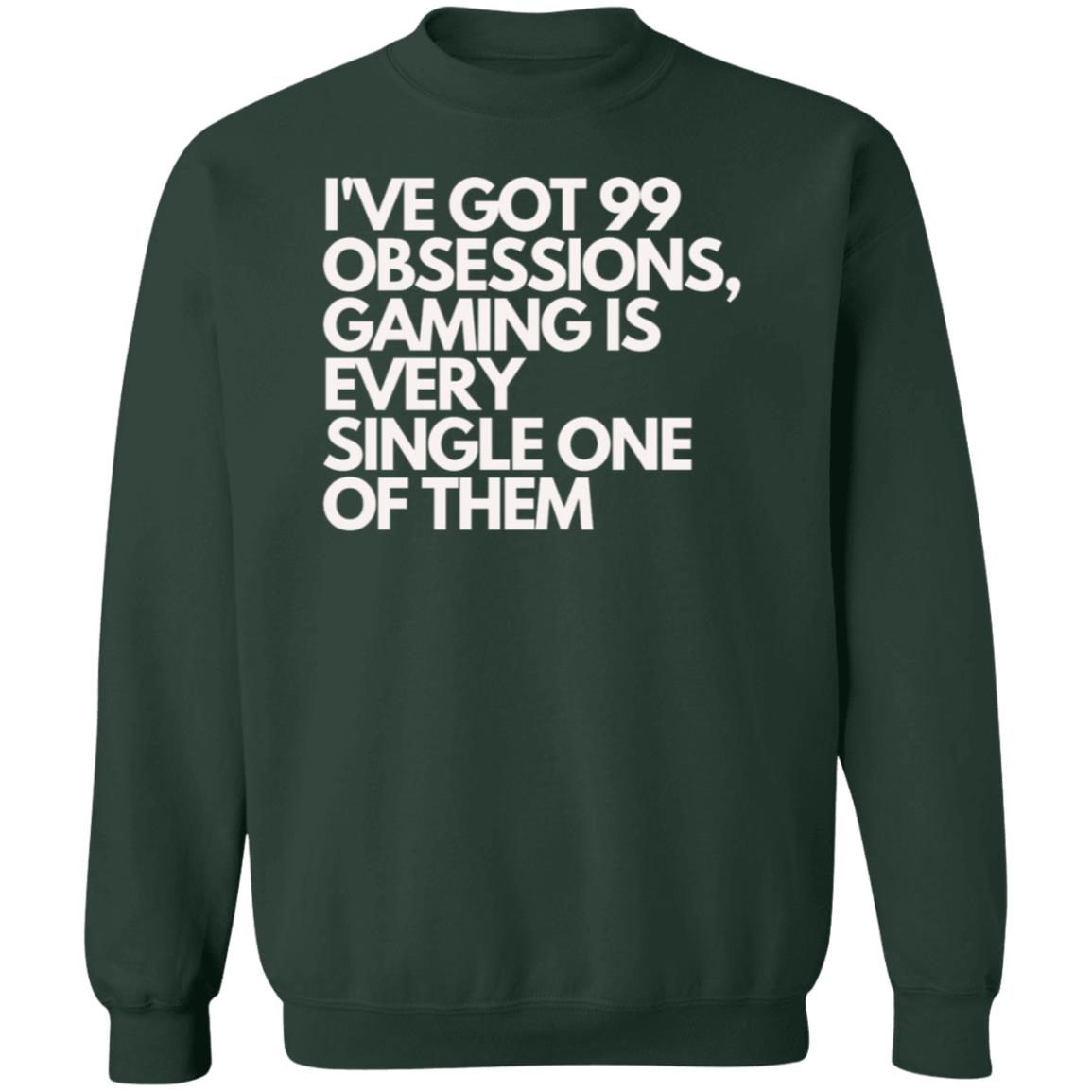 Obsessed Gamer's Haven Crewneck Pullover Sweatshirt