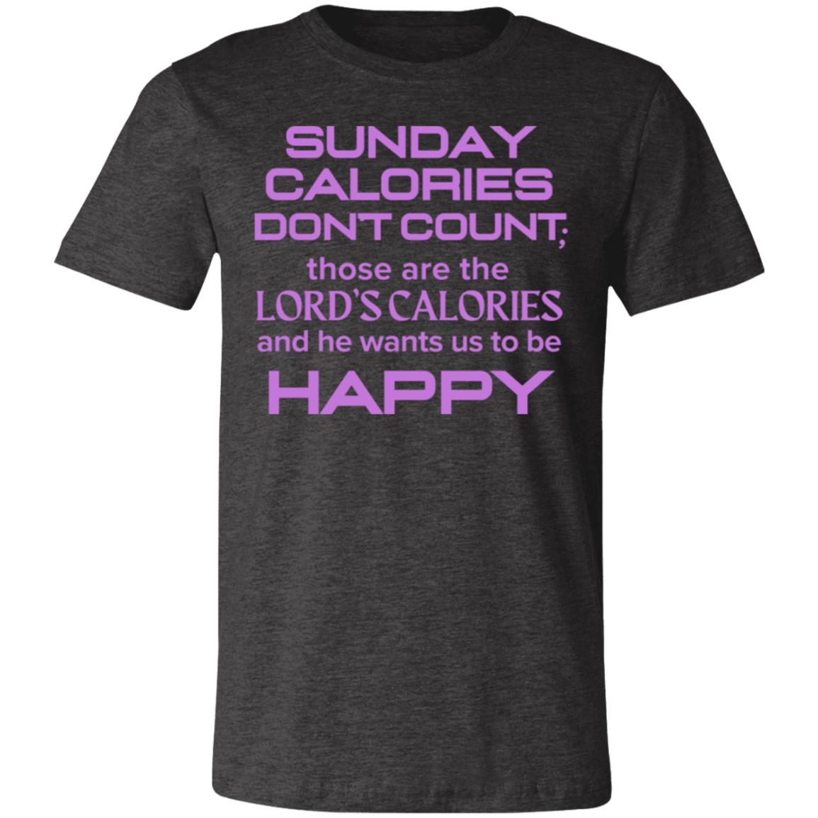 SUNDAY CALORIES Unisex Jersey Short-Sleeve T-Shirt