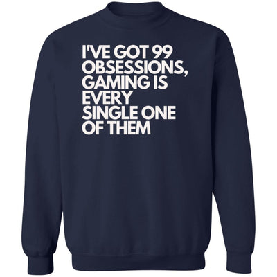 Obsessed Gamer's Haven Crewneck Pullover Sweatshirt