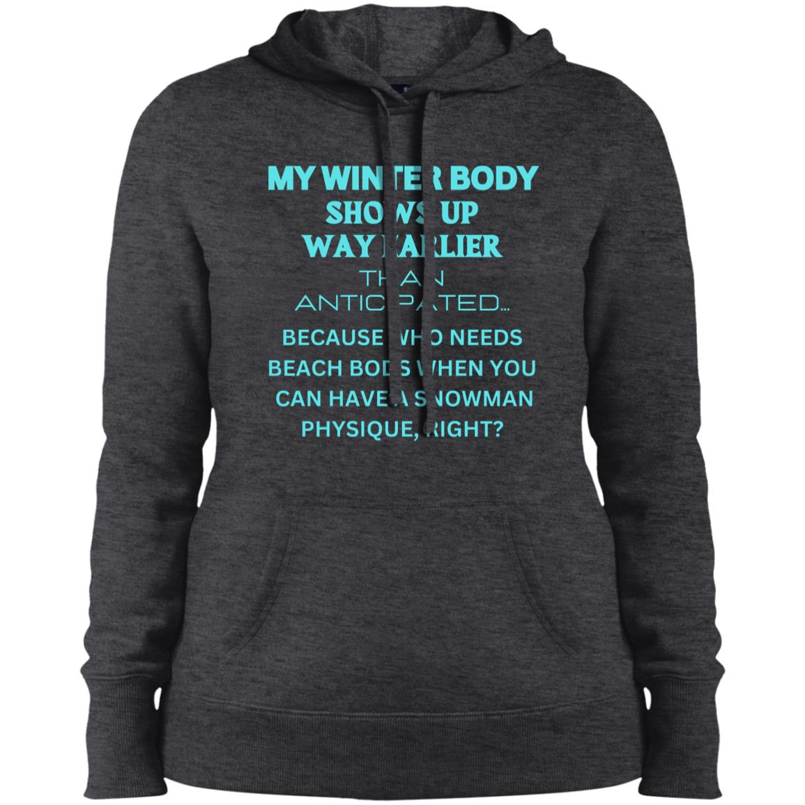 WINTER BODY WISDOM Ladies' Pullover Hooded Sweatshirt