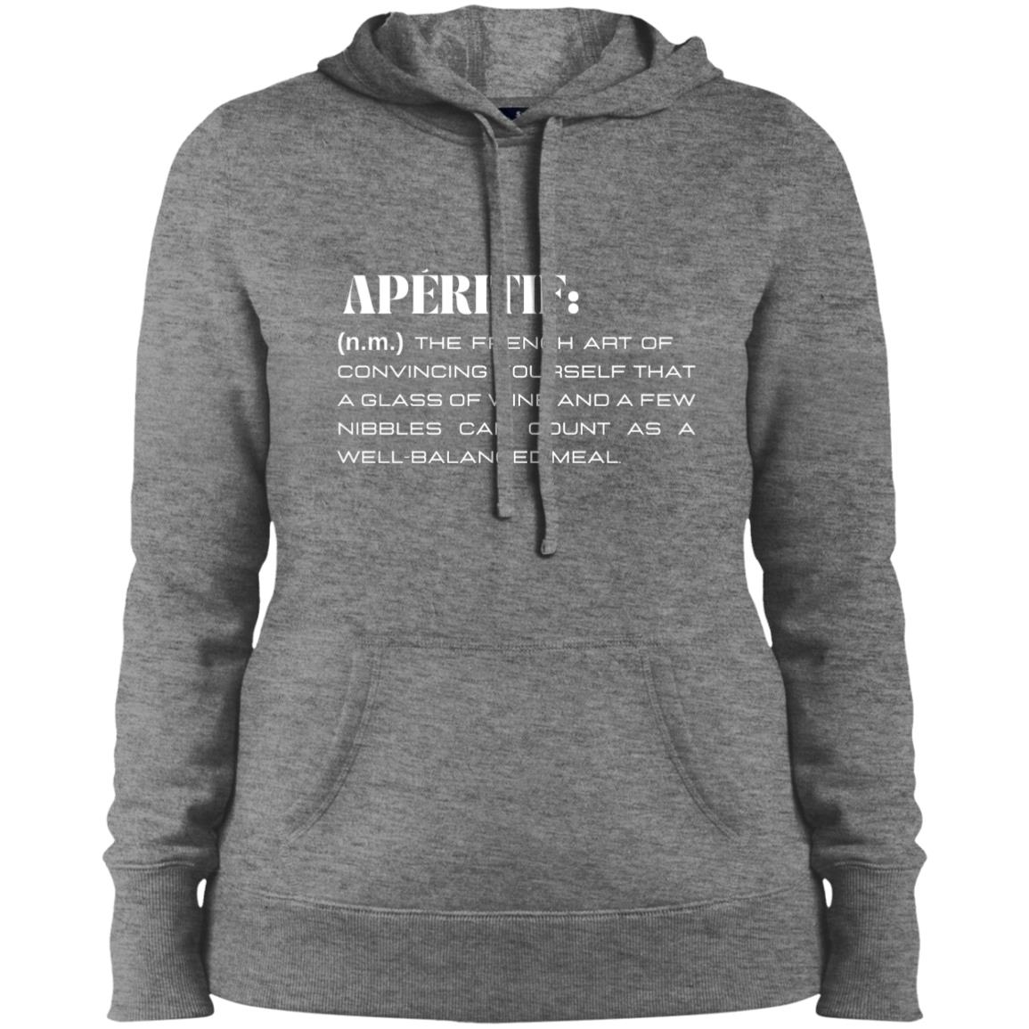 FRENCH APERITIF Ladies' Pullover Hooded Sweatshirt