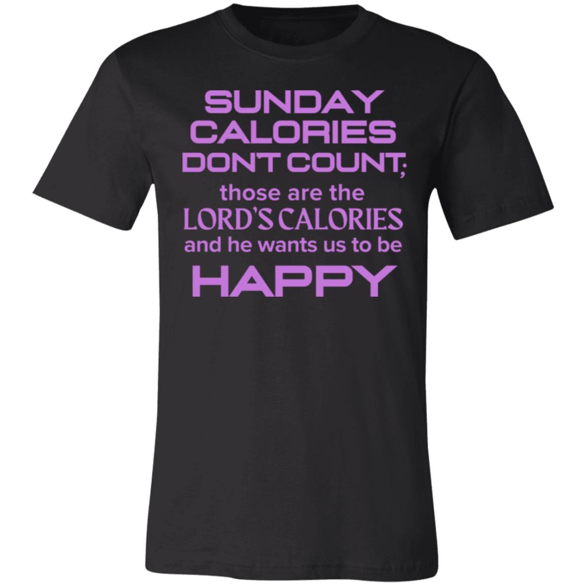 SUNDAY CALORIES Unisex Jersey Short-Sleeve T-Shirt