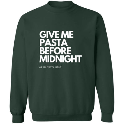Pasta Lover's Escape : Crewneck Pullover Sweatshirt Before Midnight Edition