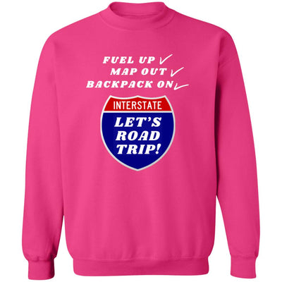 ROAD TRIP READY Crewneck Pullover Sweatshirt