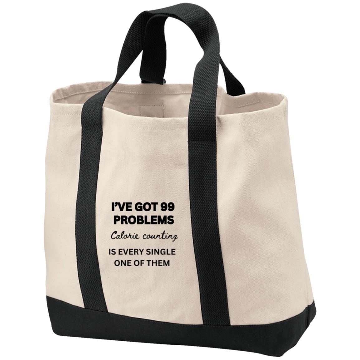 CALORIE COUNTING WOES Shopping Tote Bag