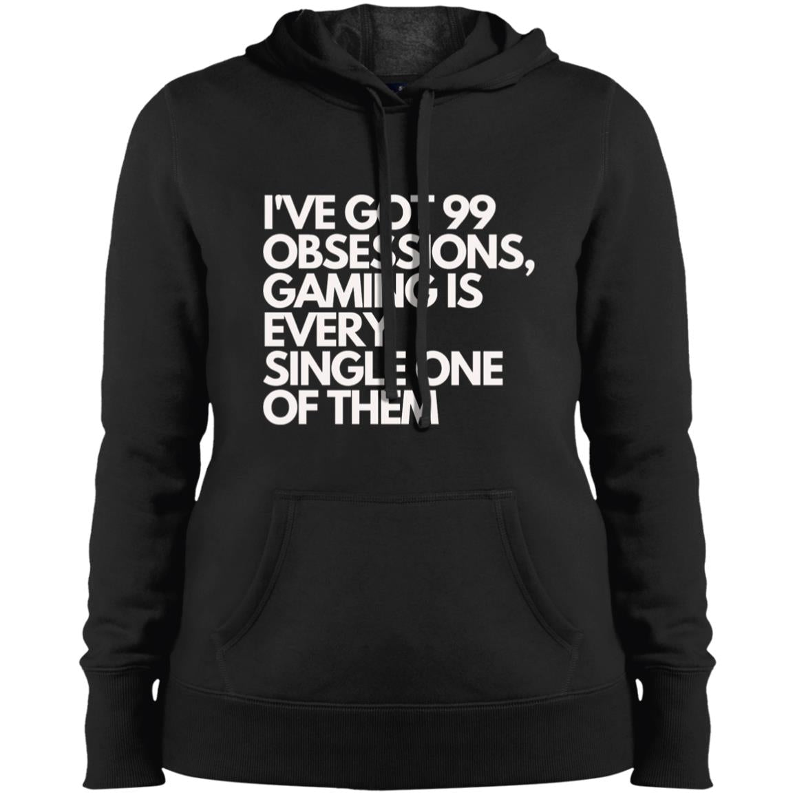 GAMER OBSESSION Ladies' Pullover Hooded Sweatshirt