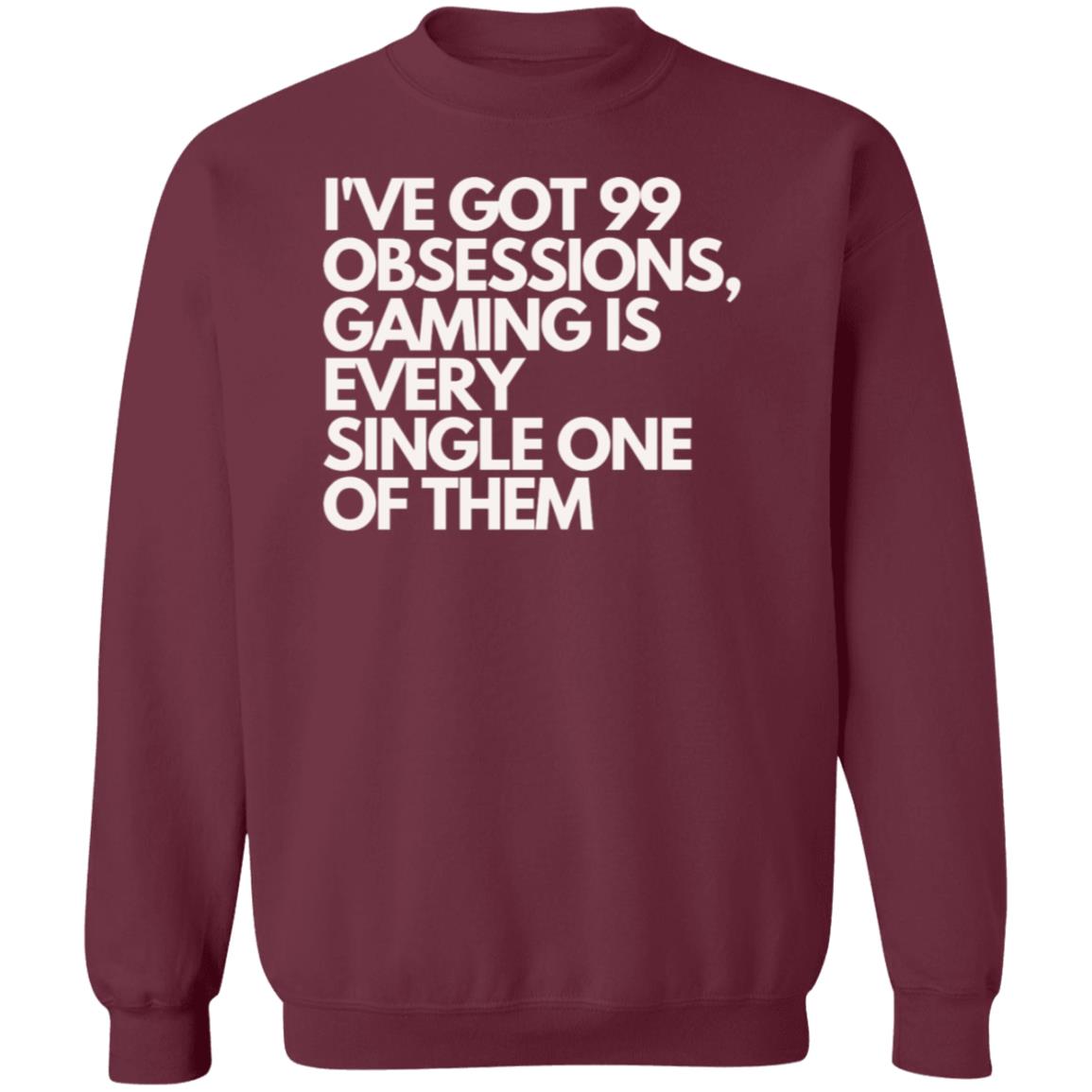 Obsessed Gamer's Haven Crewneck Pullover Sweatshirt