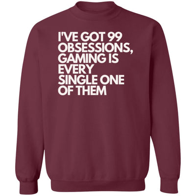 Obsessed Gamer's Haven Crewneck Pullover Sweatshirt