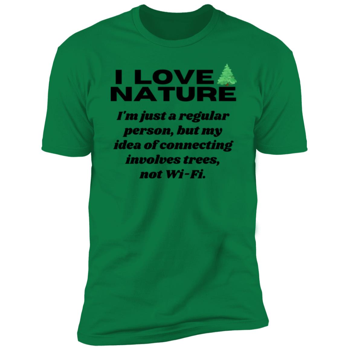 NATURE CONNECTION VIBES  Premium Short Sleeve T-Shirt