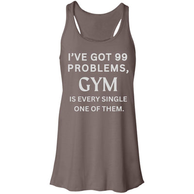 GYM WOES Flowy Racerback Tank