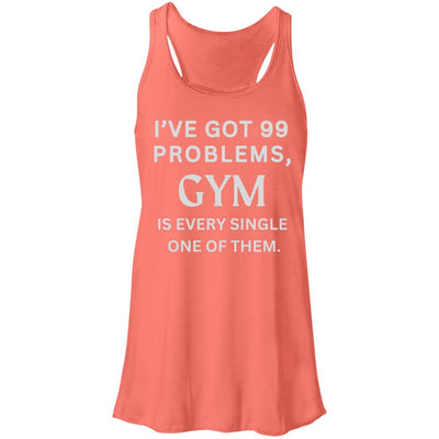 GYM WOES Flowy Racerback Tank