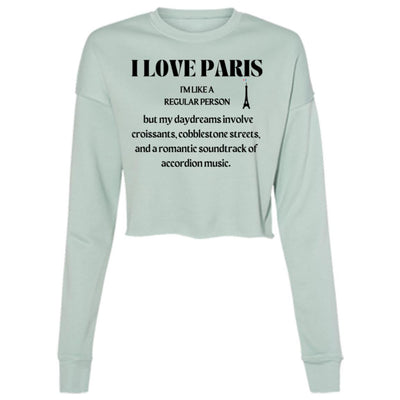 PARIS DREAMER Ladies' Cropped Fleece Crew