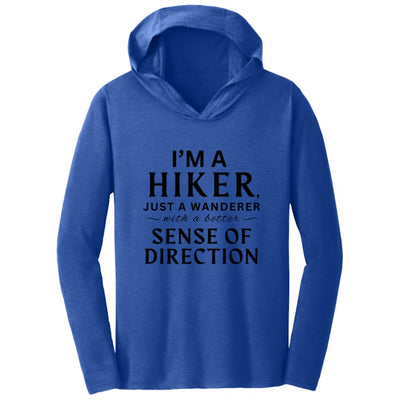 WANDERING HIKER WISDOM  Grey Frost Men's Triblend T-shirt Hoodie