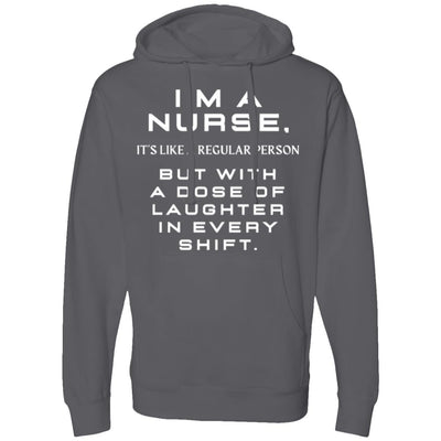 NURSE LAUGHTER Midweight Hooded Sweatshirt