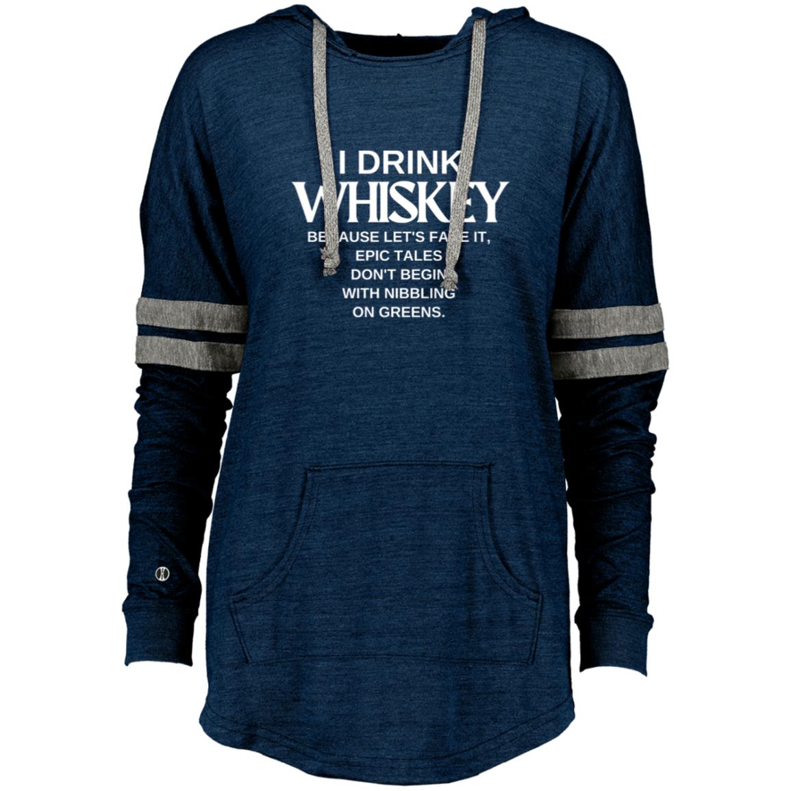 WHISKEY CHRONICLES Ladies Hooded Low Key Pullover