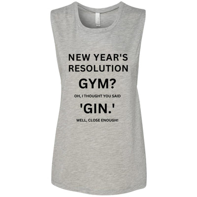 RESOLUTION REMIX Ladies' Flowy Muscle Tank