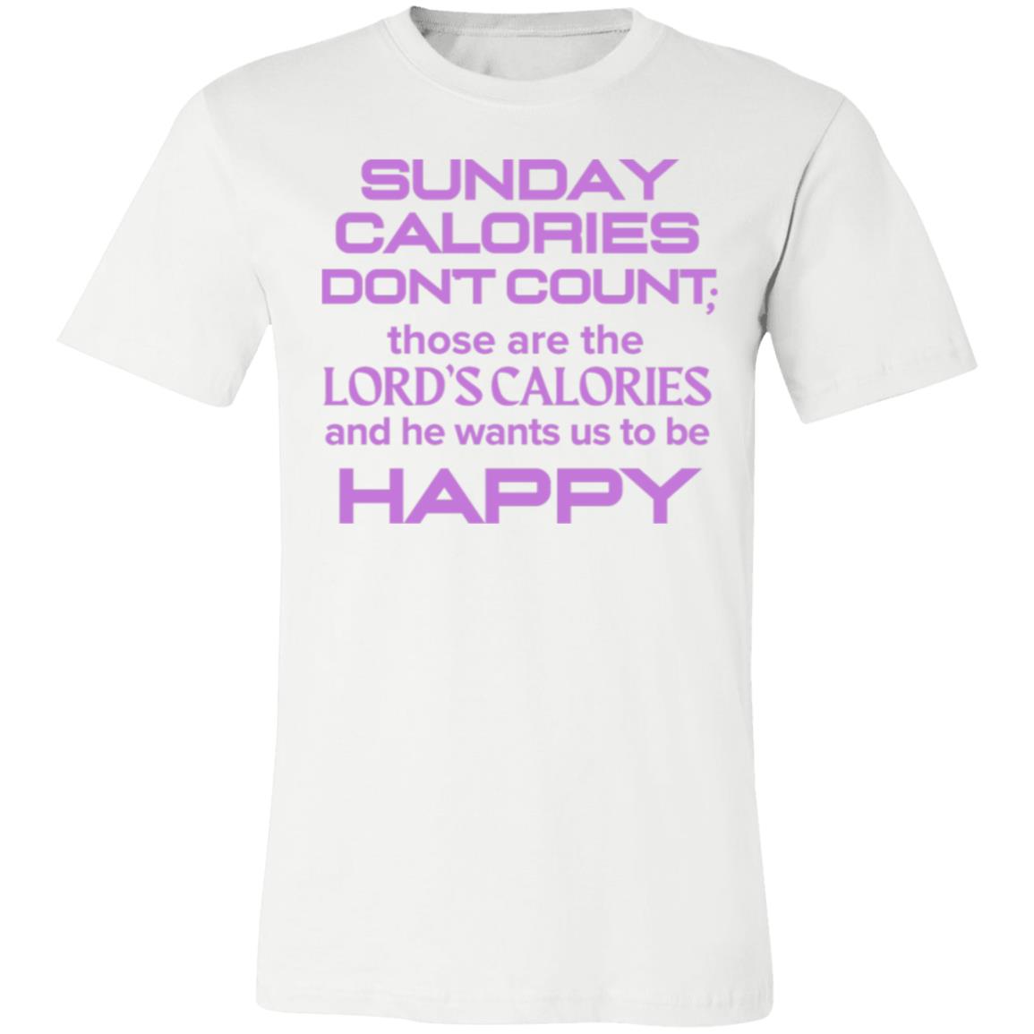 SUNDAY CALORIES Unisex Jersey Short-Sleeve T-Shirt
