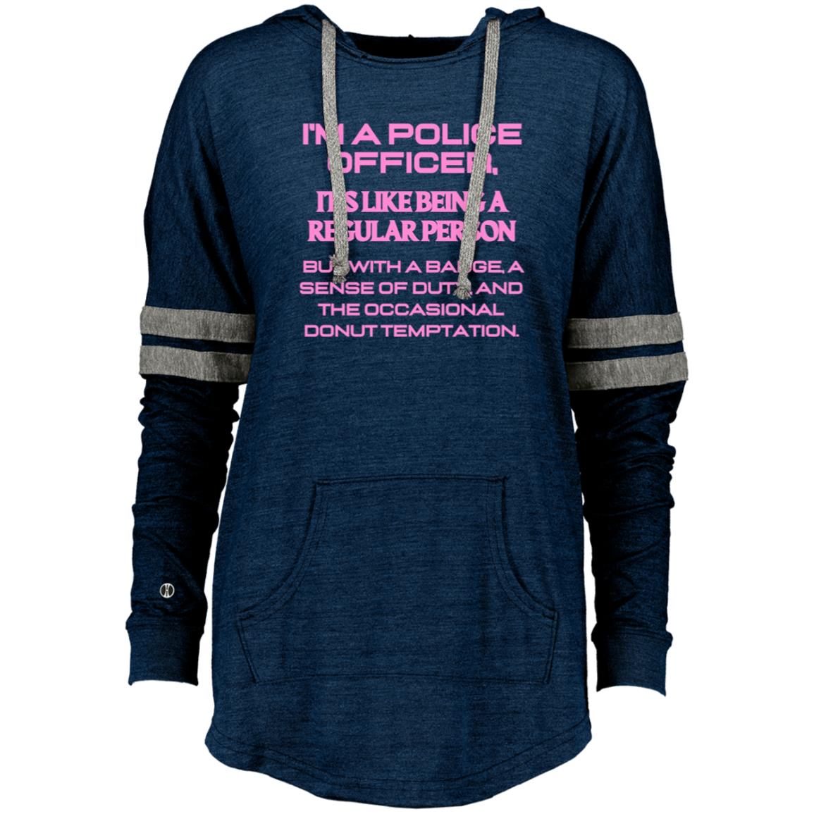 BADGE & DUTY Ladies Hooded Low Key Pullover
