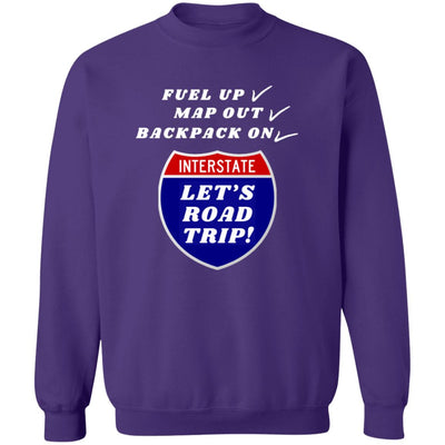 ROAD TRIP READY Crewneck Pullover Sweatshirt