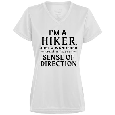 DIRECTIONAL DIVA Ladies’ Moisture-Wicking V-Neck Tee