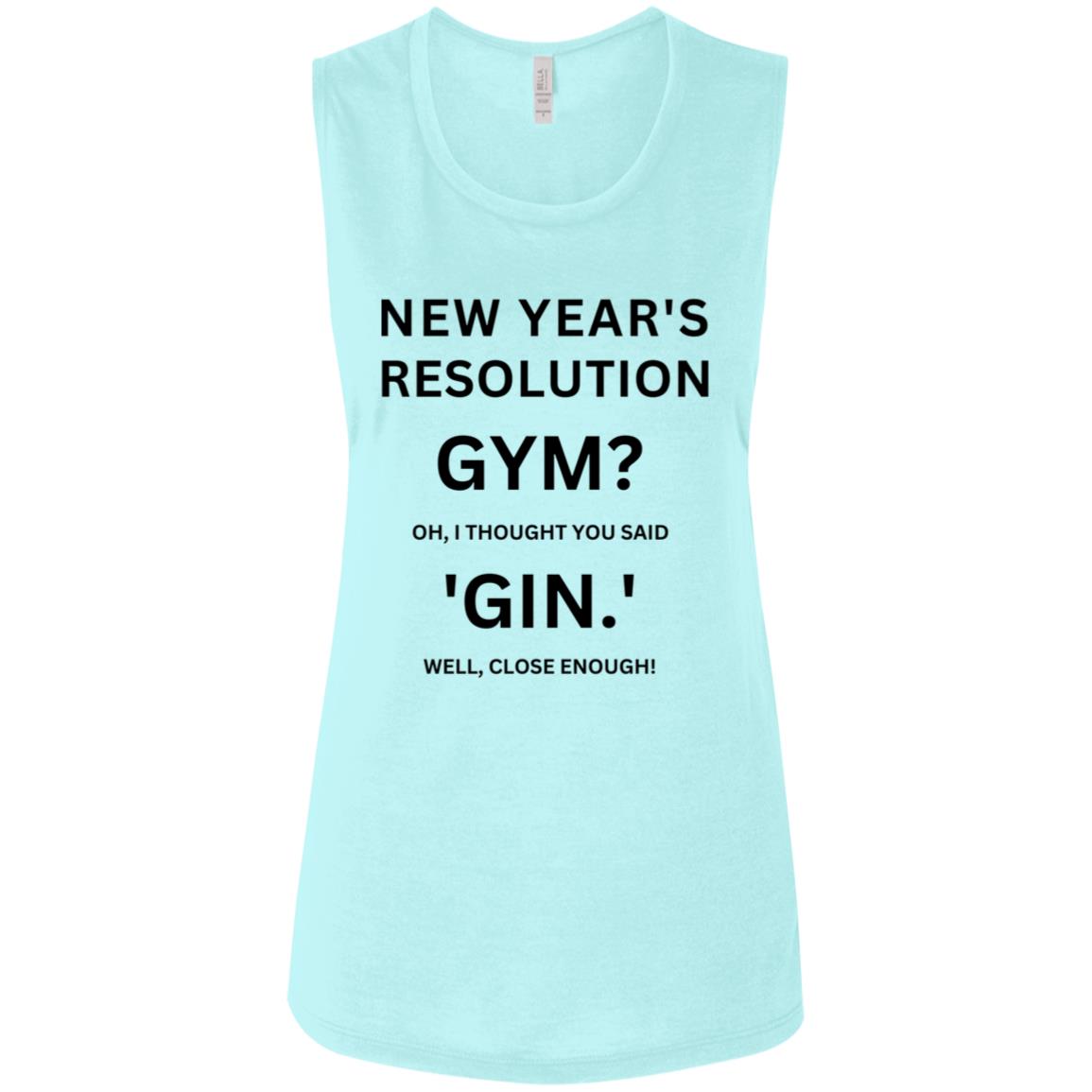 RESOLUTION REMIX Ladies' Flowy Muscle Tank