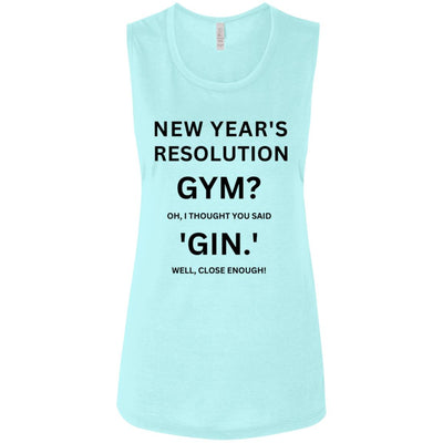 RESOLUTION REMIX Ladies' Flowy Muscle Tank