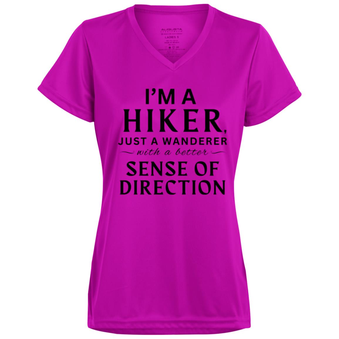 DIRECTIONAL DIVA Ladies’ Moisture-Wicking V-Neck Tee