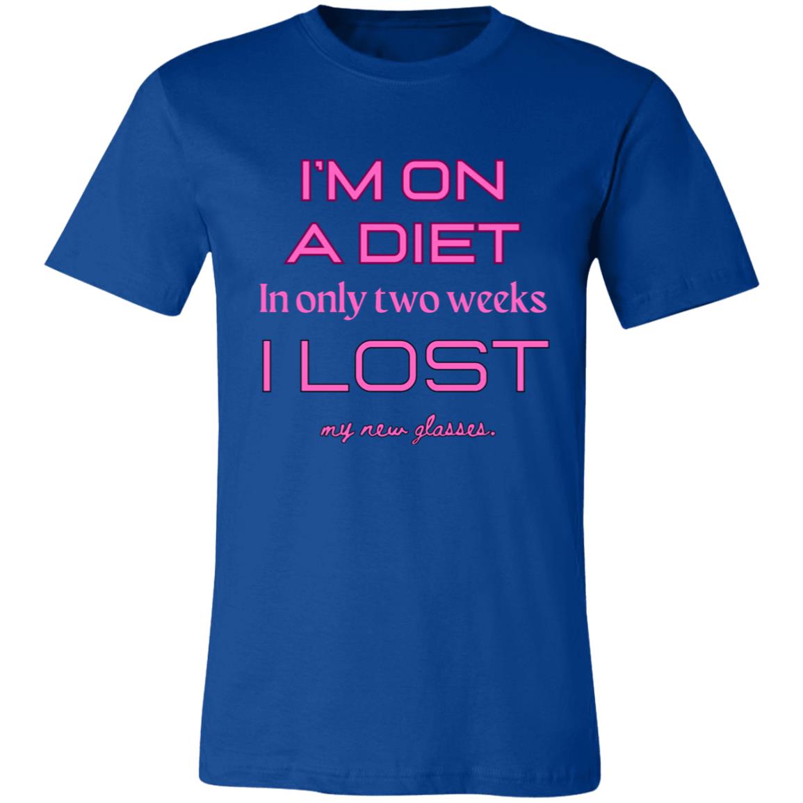 DIET DILEMMA Unisex Jersey pink Short-Sleeve T-Shirt