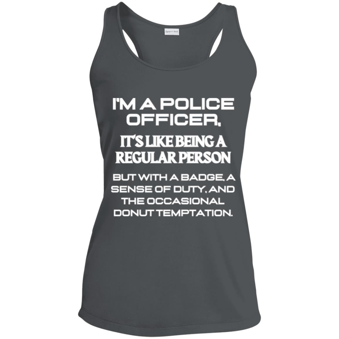BADGE & DUTY Ladies' Performance Racerback Tank