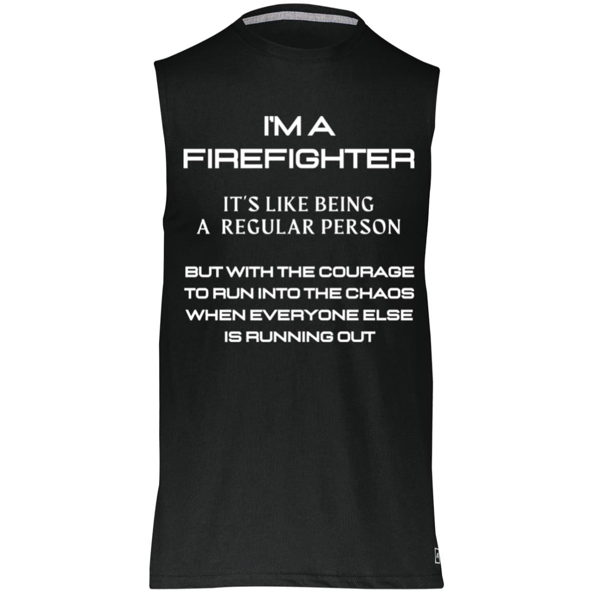 COURAGE IGNITED Essential Dri-Power Sleeveless Muscle Tee