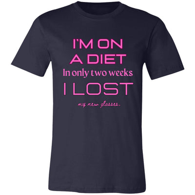 DIET DILEMMA Unisex Jersey pink Short-Sleeve T-Shirt