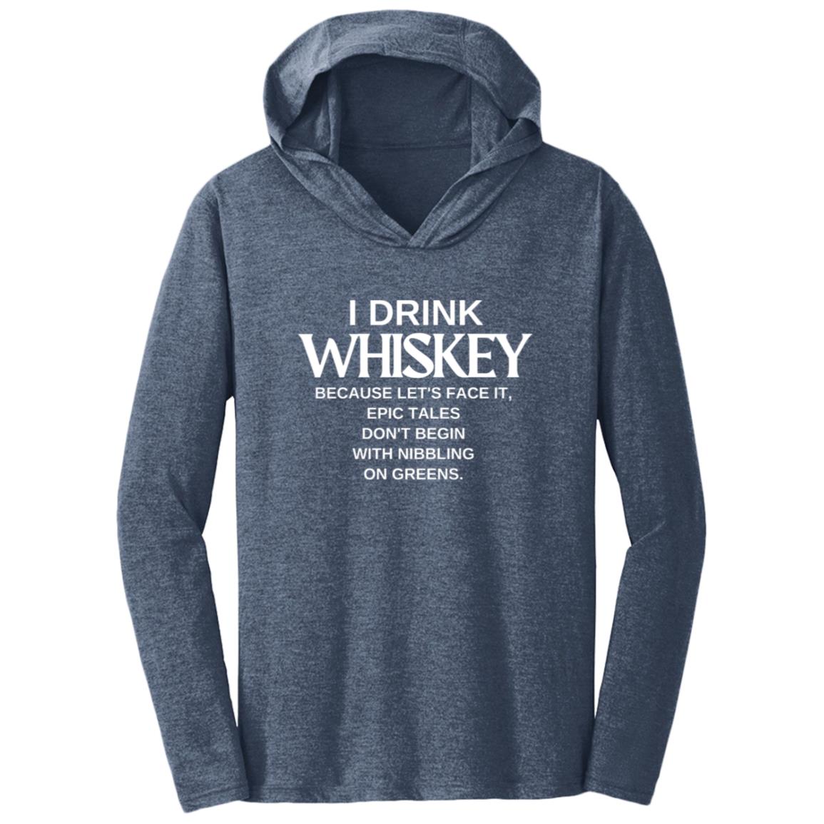 WHISKEY CHRONICLES Triblend T-Shirt Hoodie