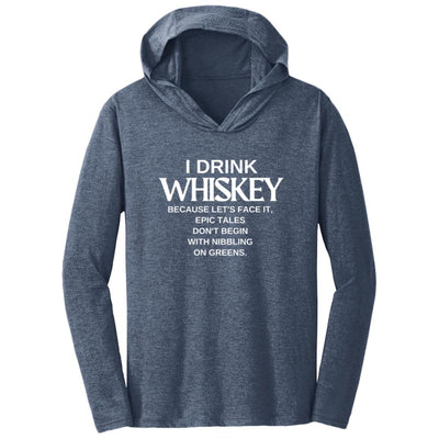 WHISKEY CHRONICLES Triblend T-Shirt Hoodie