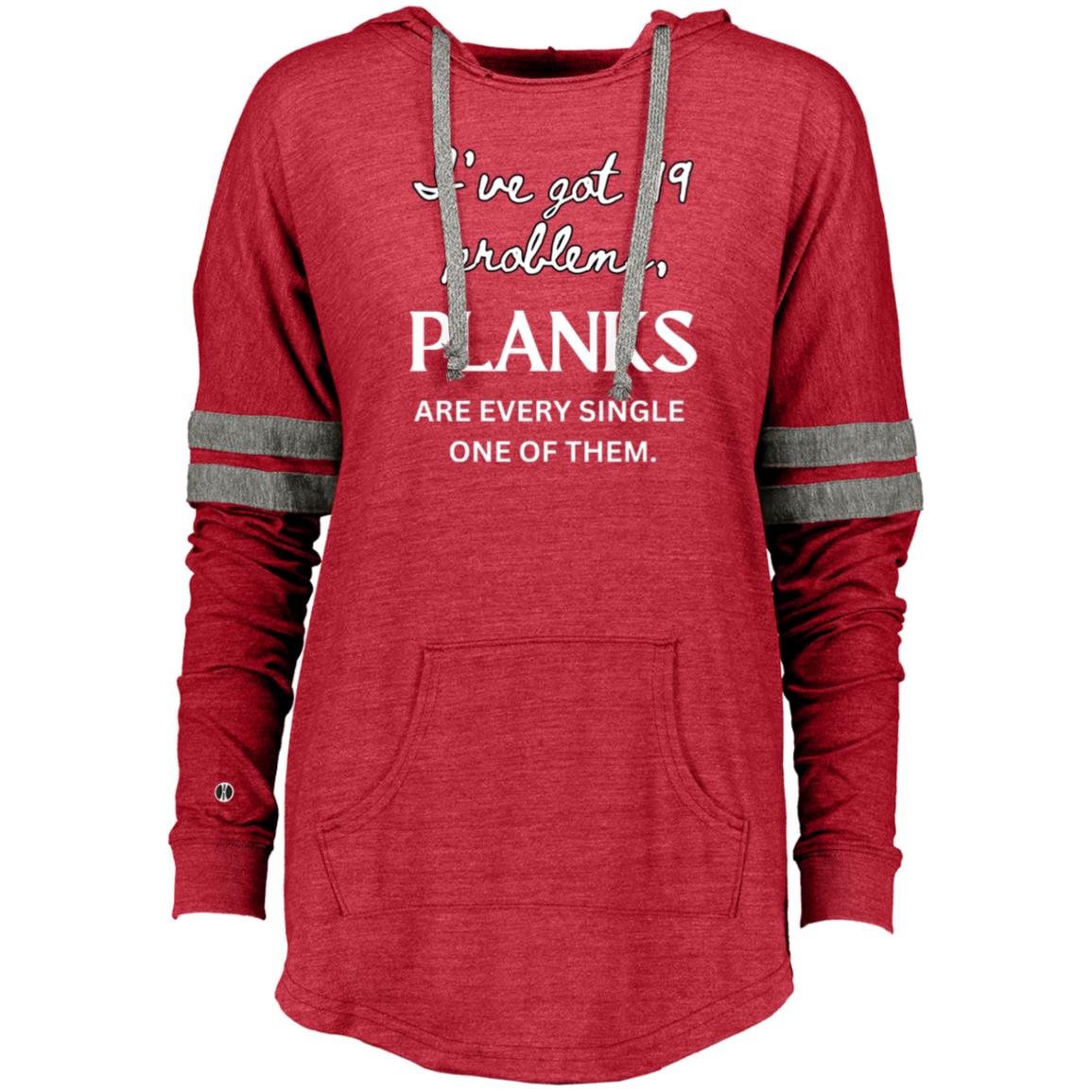 PLANK PROWESS  Ladies Hooded Low Key Pullover