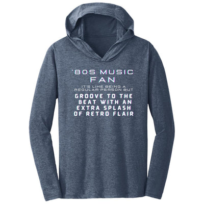 RETRO GROOVE Triblend T-Shirt Hoodie
