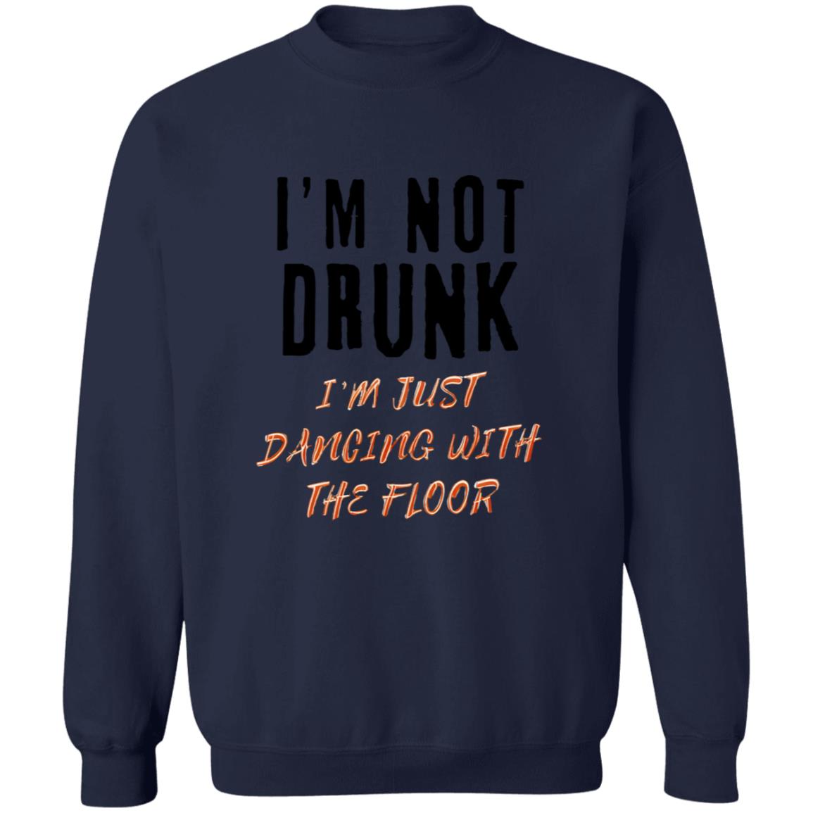 FLOOR DANCE PARTY Pullover Crewneck Sweatshirt 8 oz (Closeout)