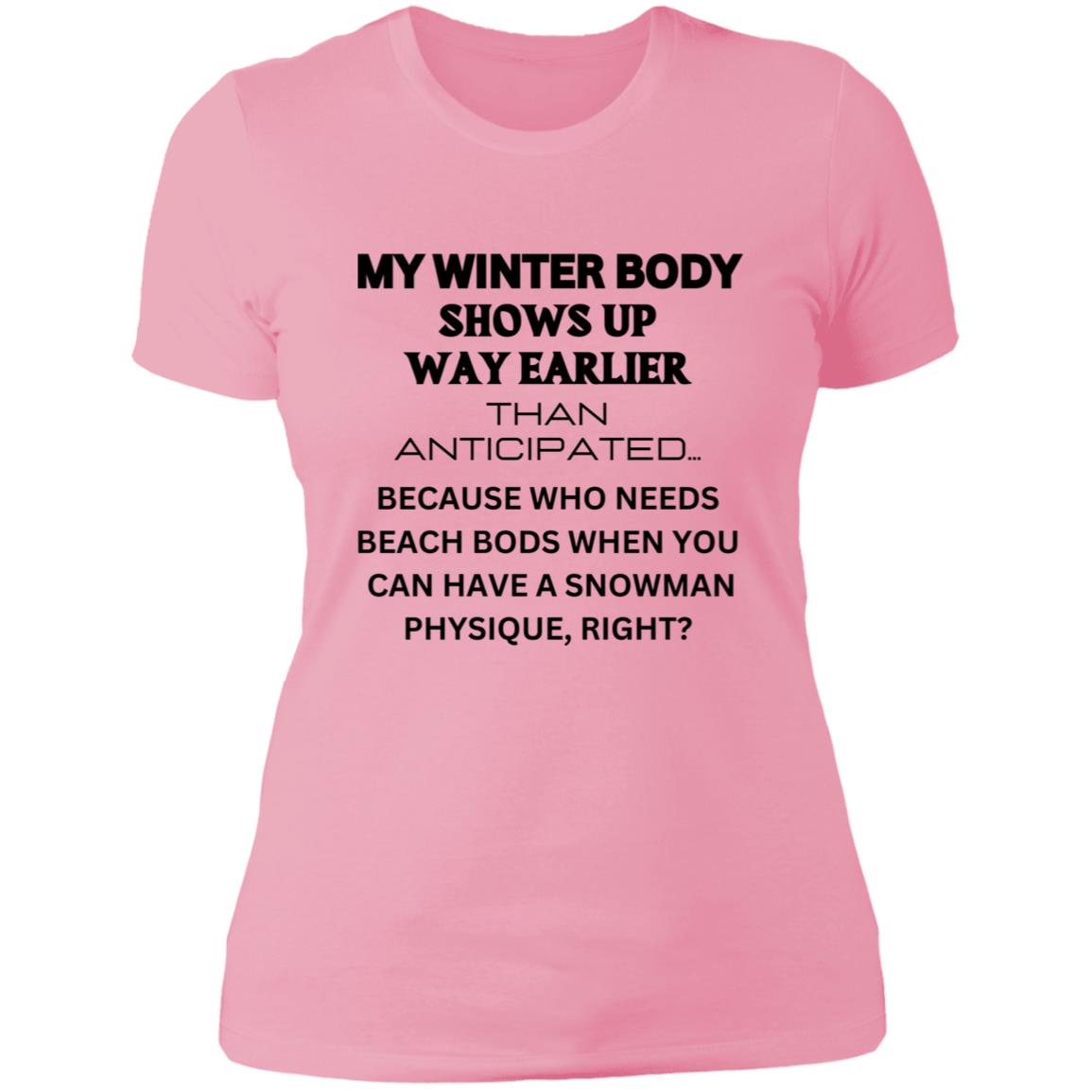 WINTER BODY WISDOM Ladies' Boyfriend T-Shirt