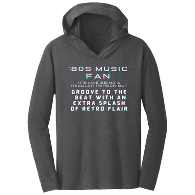 RETRO GROOVE Triblend T-Shirt Hoodie