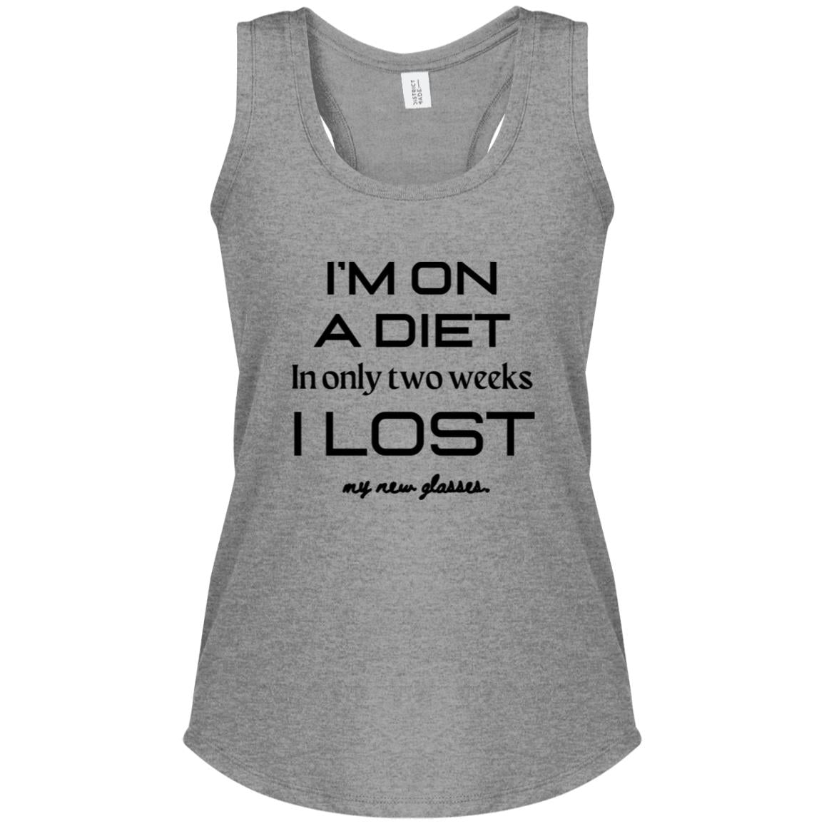 DIET DILEMMA Women's Perfect Tri Racerback Tank
