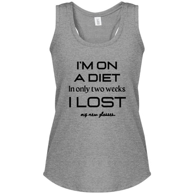 DIET DILEMMA Women's Perfect Tri Racerback Tank