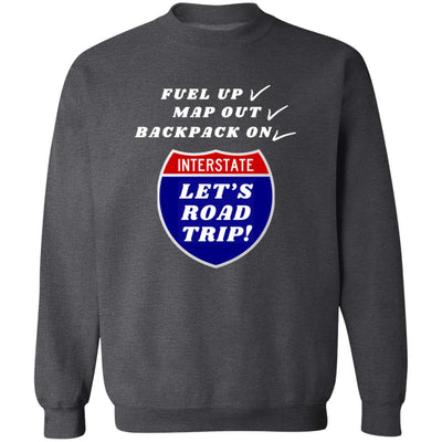 ROAD TRIP READY Crewneck Pullover Sweatshirt