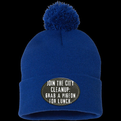 CITY CLEANUP CREW Pom Pom Knit Cap