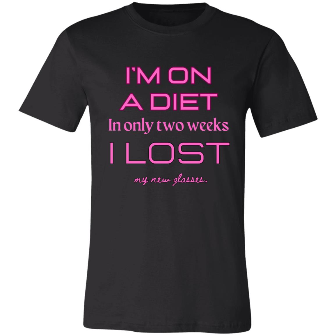 DIET DILEMMA Unisex Jersey pink Short-Sleeve T-Shirt