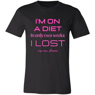 DIET DILEMMA Unisex Jersey pink Short-Sleeve T-Shirt