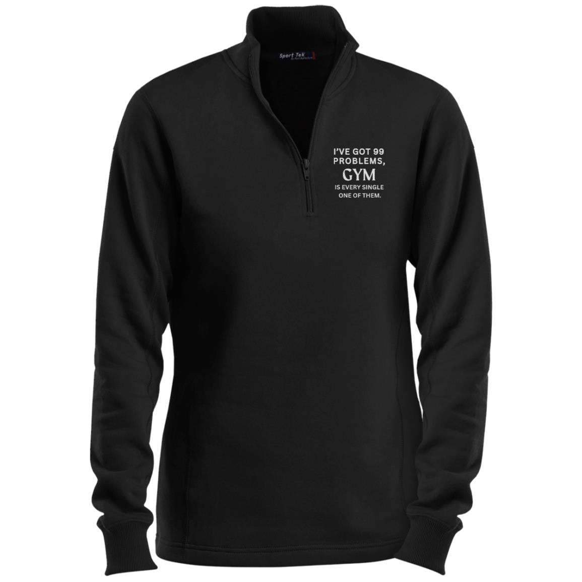 GYM WOES Ladies 1/4 Zip Sweatshirt