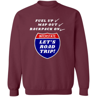 ROAD TRIP READY Crewneck Pullover Sweatshirt