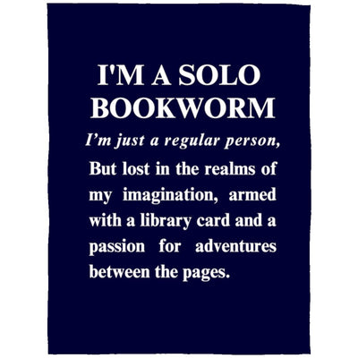 SOLO BOOKWORM SNUGGLE HAVEN Arctic Fleece Blanket 60x80