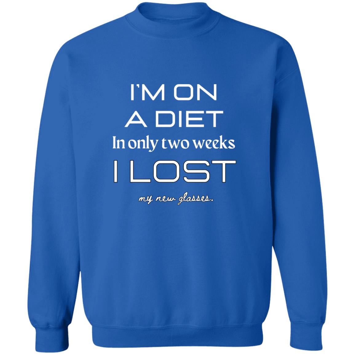 DIET DILEMMA Pullover Crewneck Sweatshirt 8 oz (Closeout)